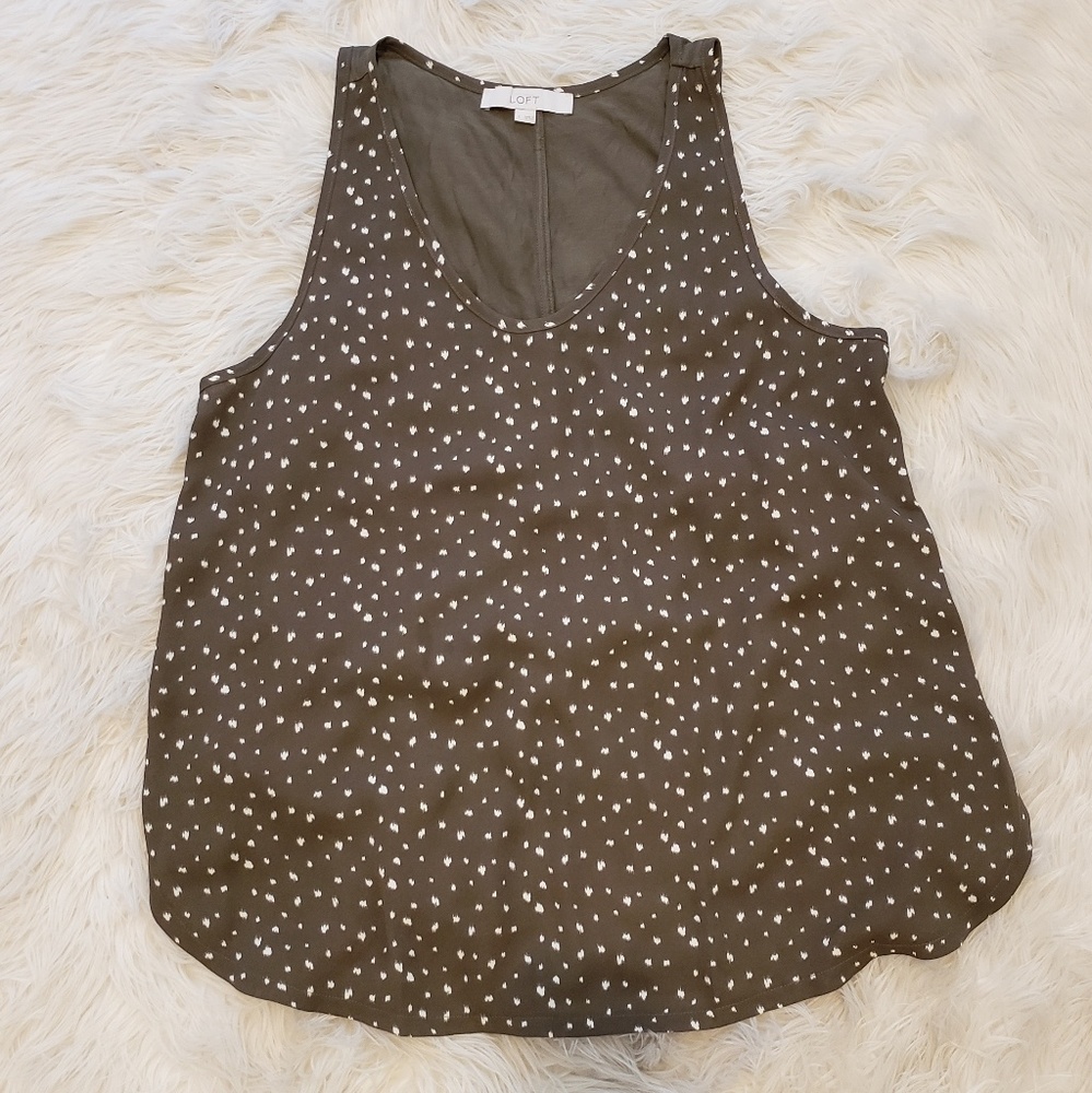 LOFT Mixed Media Tank Top
